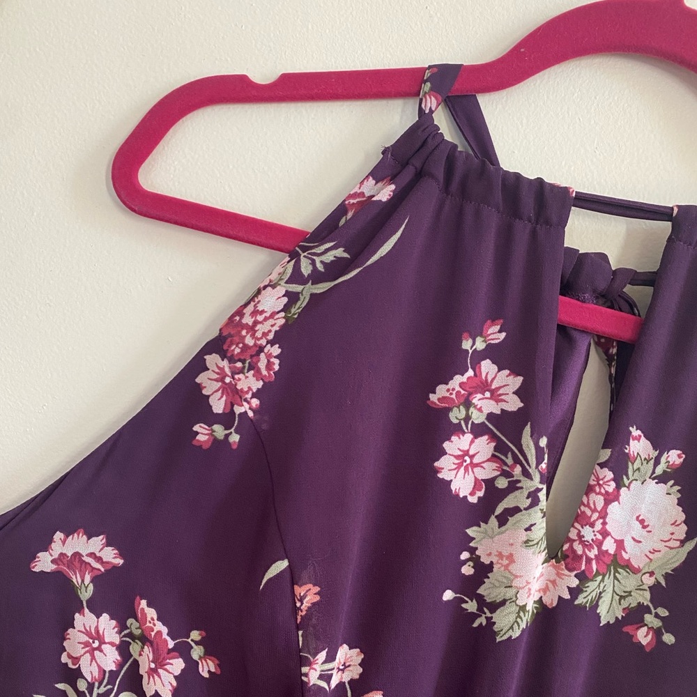 Torrid Purple Sheer Maxi